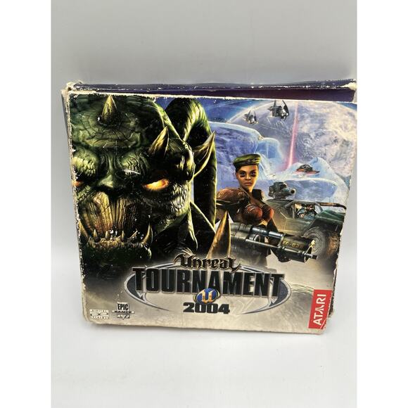 Unreal Tournament 2004 (PC Games, 2004) CIB Complete in Box w/ Manual 5 Disc - Picture 1 of 7